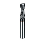 Micro Grain Carbide, Corner-radius, 2-flute, End Mills