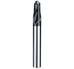 Micro Grain Carbide, Long-shank, 2-flute, Ball End Mills