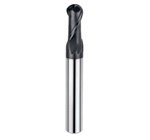 ไมโครเมล็ดคาร์ไบด์, 2 ขลุ่ย, บอล End Mills (ดาบสำหรับความเร็วสูงและมีความแข็ง)